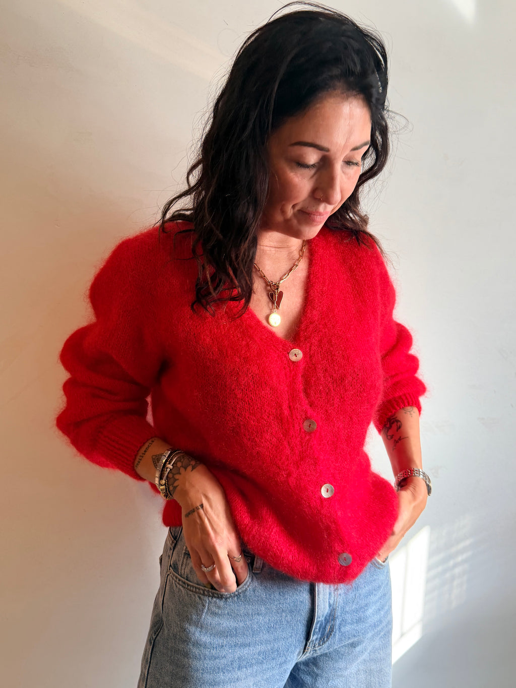 Mohair Cardigan