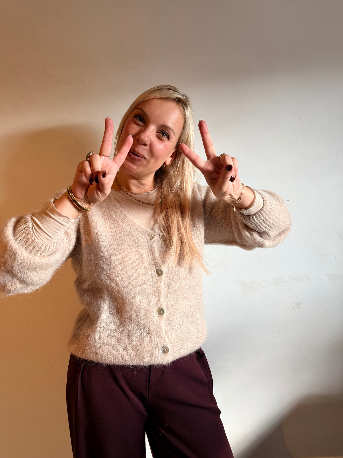 Mohair Cardigan