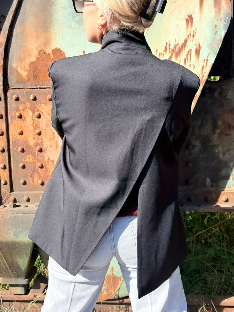 Structured Blazer – Zwart