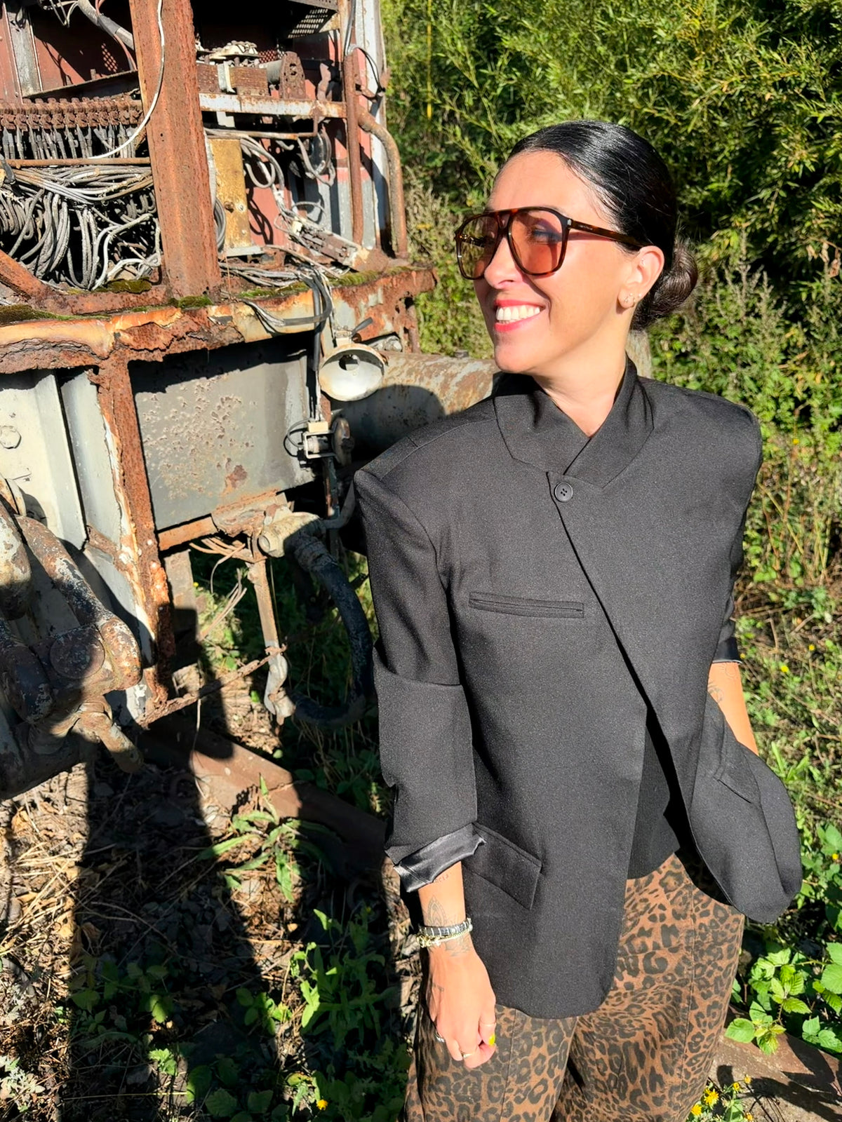 Structured Blazer – Zwart