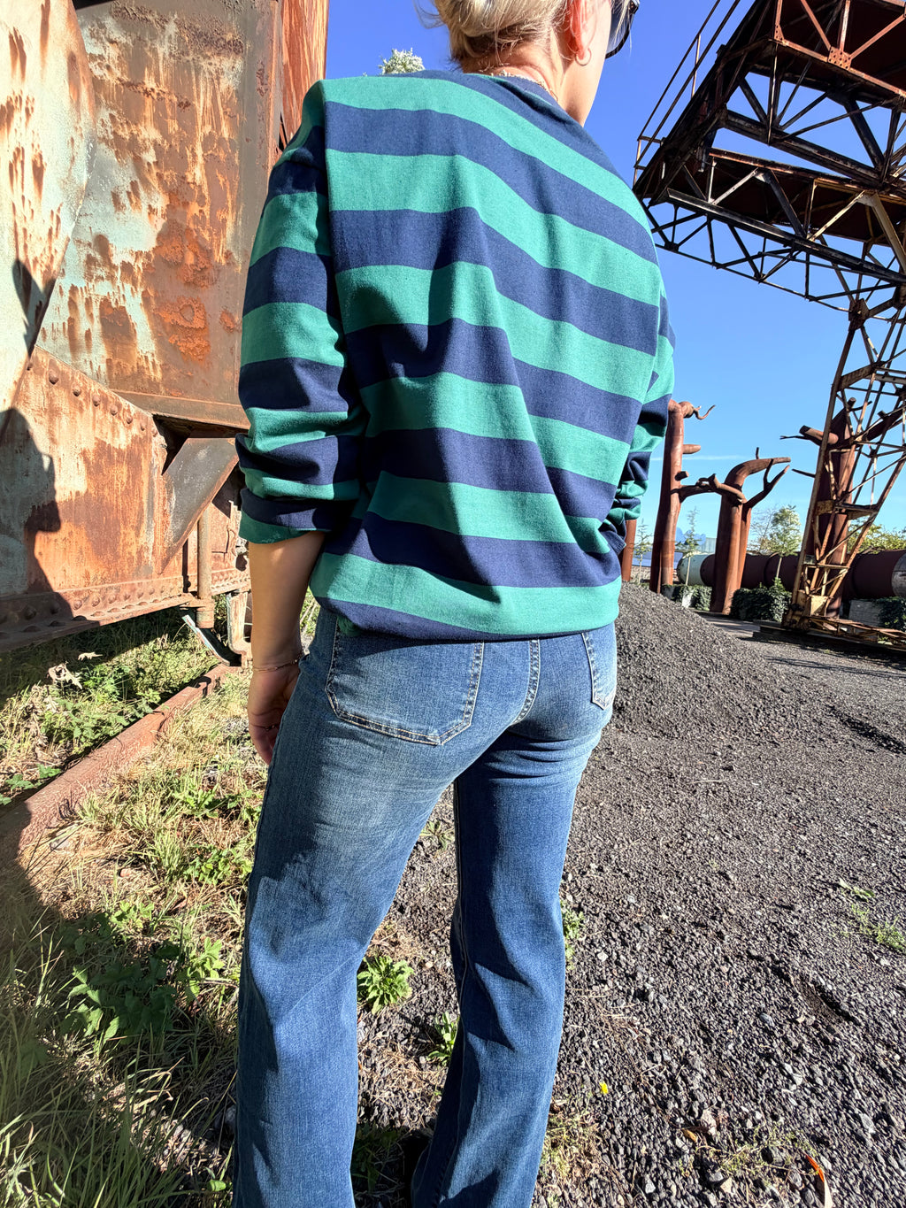 High Waist Flared Jeans